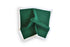 Green Knitted Tie with Matching Pocket Square